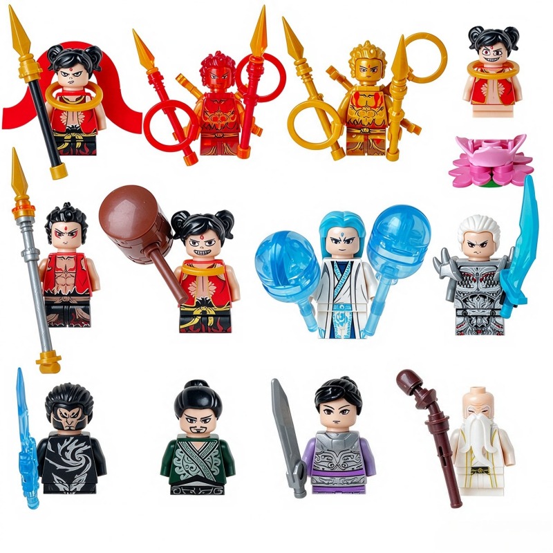 Building Block Mini - Blocos de construção, figuras, bonecos humanoides,
