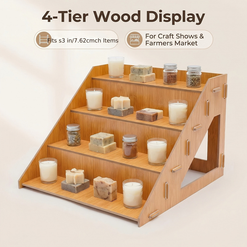 Expositor de madeira, suporte  - Pop Display Shelf avaliação e preço
