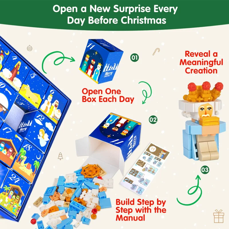 Caixa de Presentes Calendário  - Building Block Mini avaliação e preço